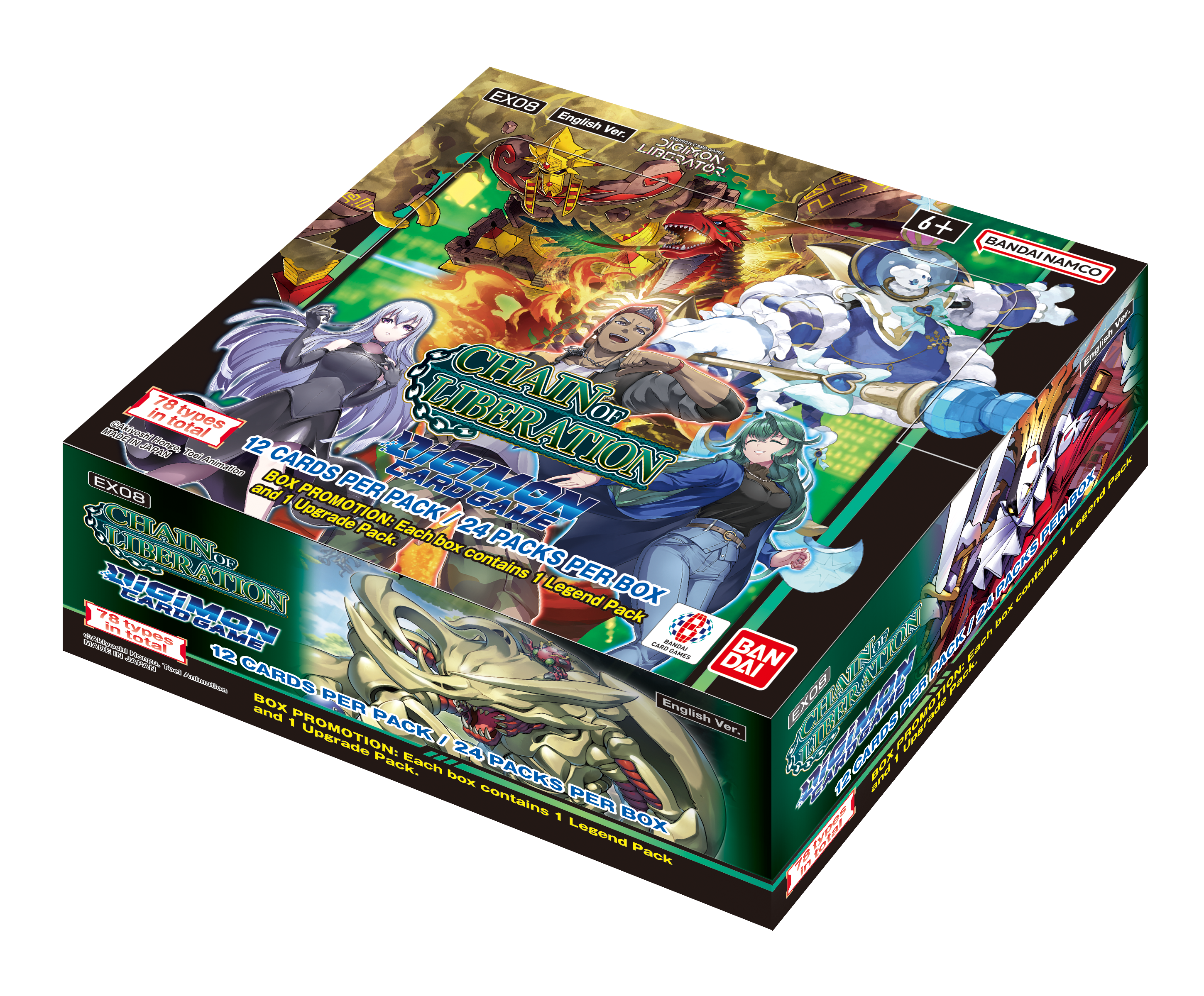 Digimon Card Game - Chain Of Liberation (EX08) - Booster Box (24 Packs)