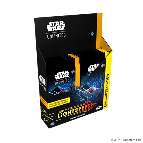 Star Wars: Unlimited - Jump to Lightspeed - Carbonite Edition Booster Box (12 Packs)