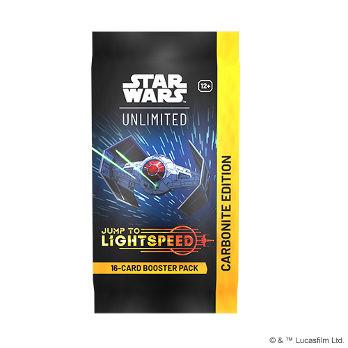 Star Wars: Unlimited - Jump to Lightspeed - Carbonite Edition Booster Box (12 Packs)