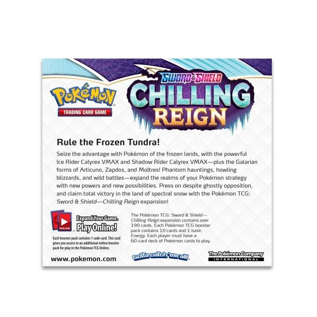 Pokémon Sword & Shield-Chilling Reign Booster Display Box (36 Packs)