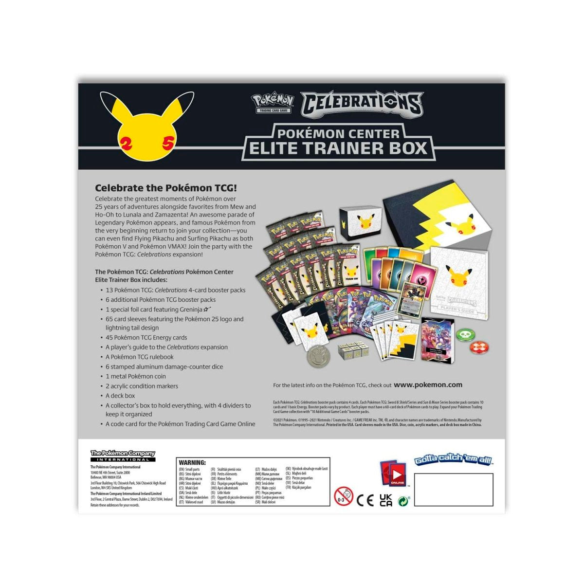 Pokémon TCG: Celebrations Elite Trainer Box