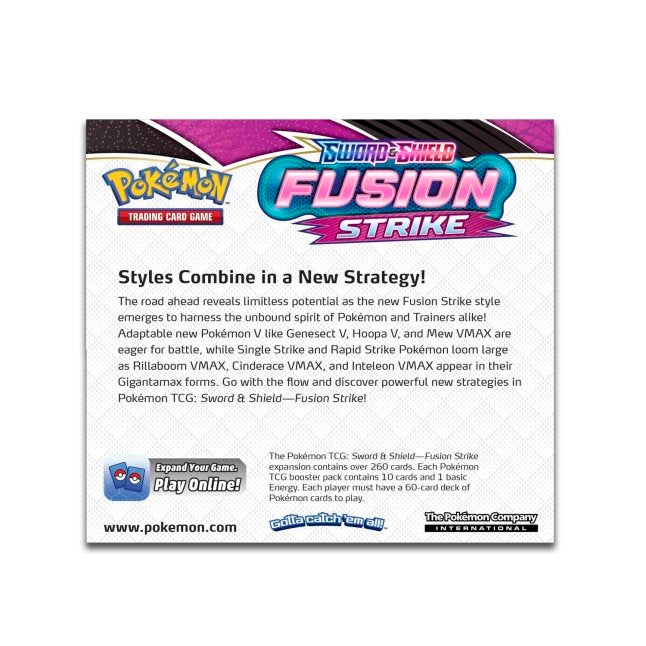 Pokémon Sword & Shield-Fusion Strike Booster Display Box (36 Packs)