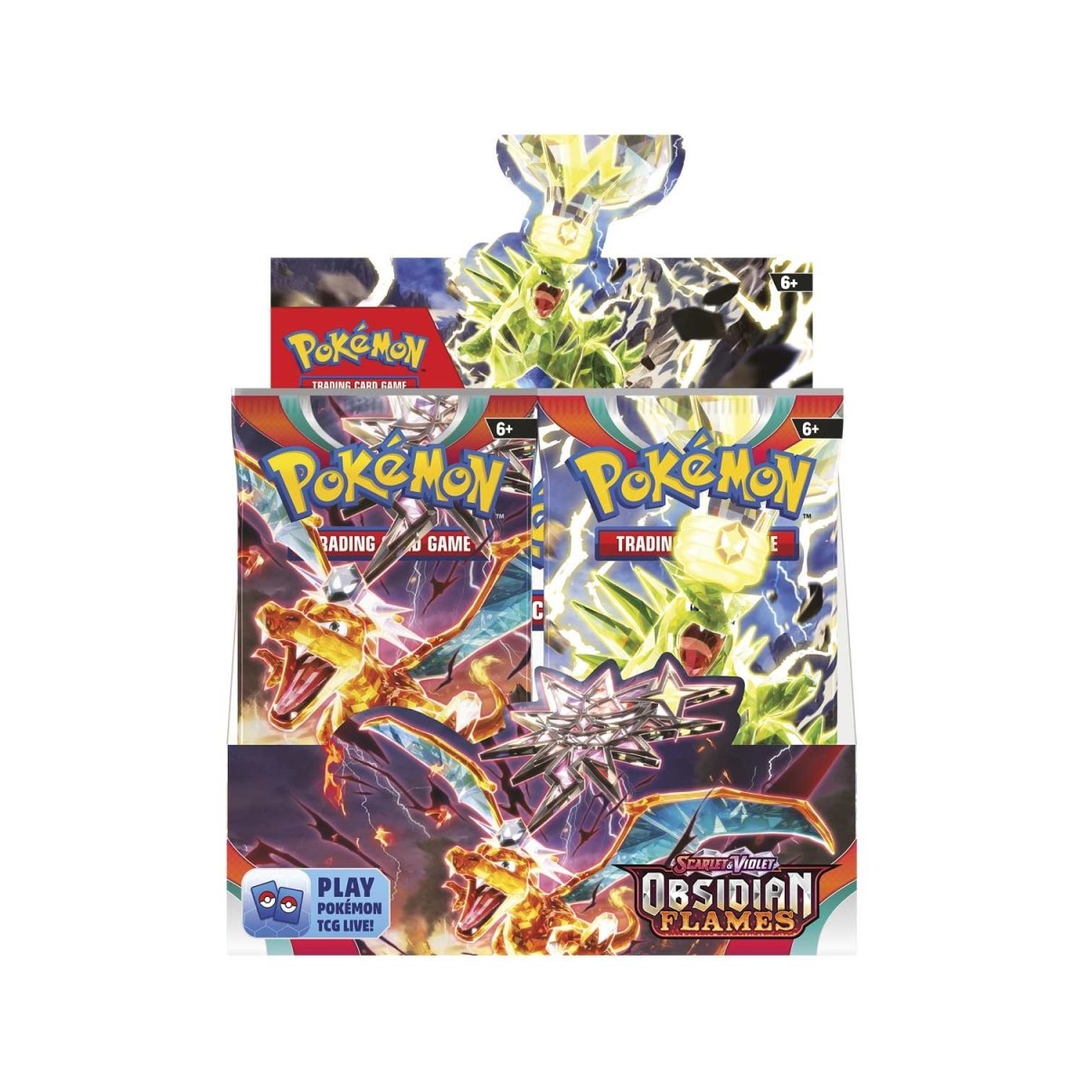 Pokémon Scarlet & Violet-Obsidian Flames Booster Display Box (36 Packs)