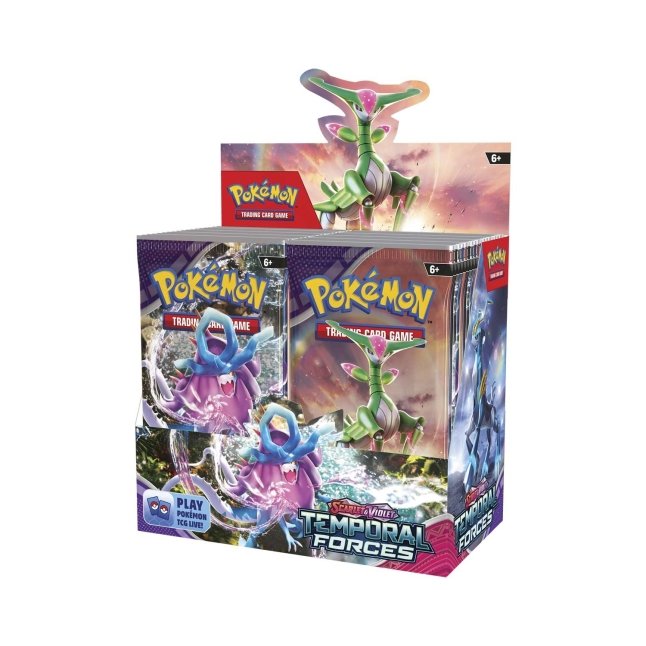 Pokémon Scarlet & Violet-Temporal Forces Booster Display Box (36 Packs)