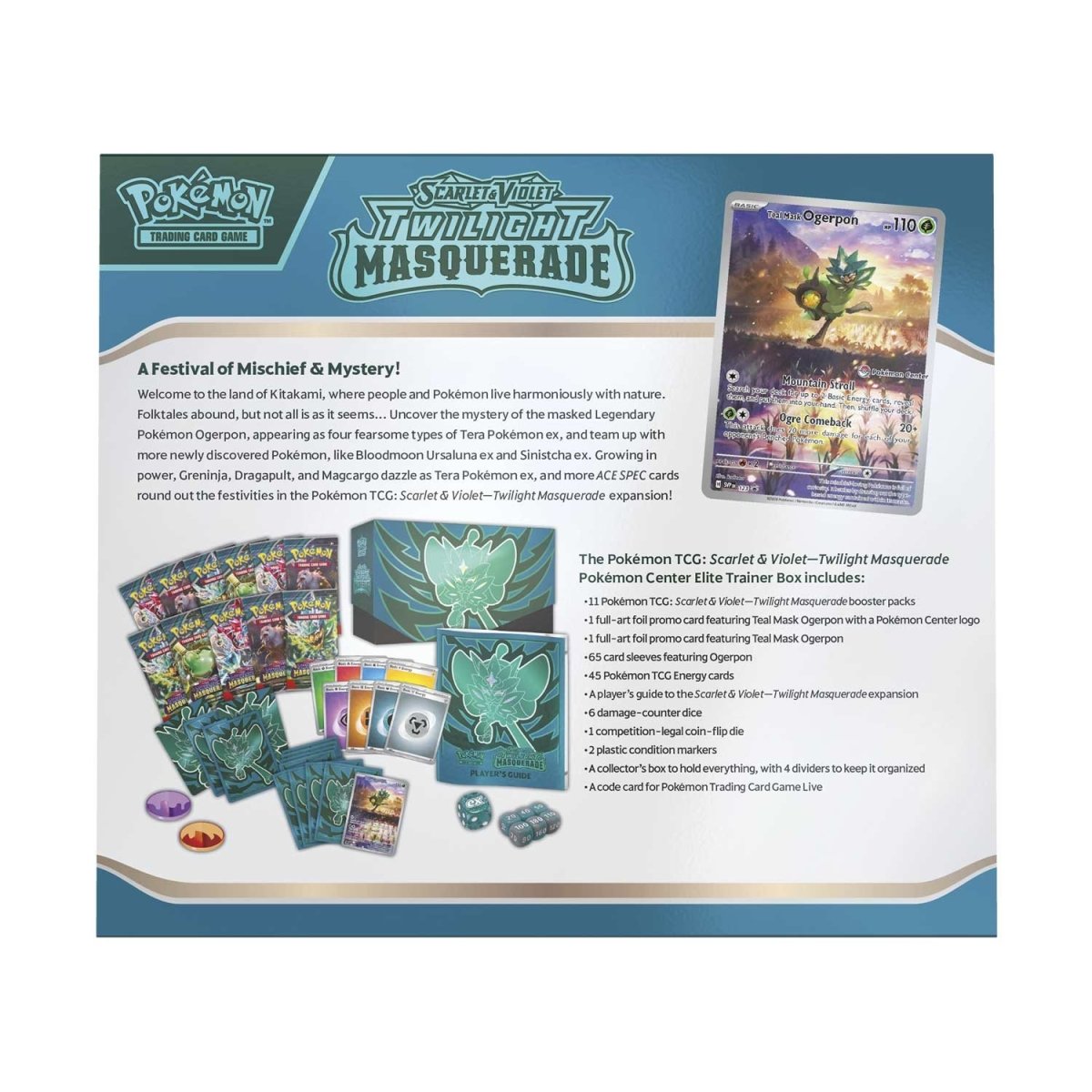 Pokémon Scarlet & Violet-Twilight Masquerade Elite Trainer Box