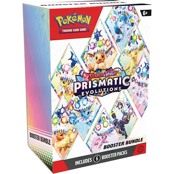 Pokémon TCG - Scarlet & Violet - Prismatic Evolutions - Booster Bundle Pack of 6