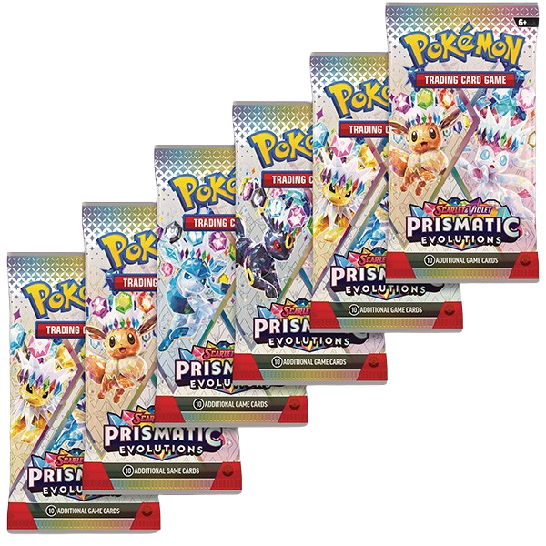 Pokémon TCG - Scarlet & Violet - Prismatic Evolutions - Booster Bundle Pack of 6