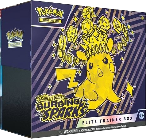 Pokémon TCG - Scarlet & Violet - Surging Sparks - Display Case (10x Elite Trainer Boxes)